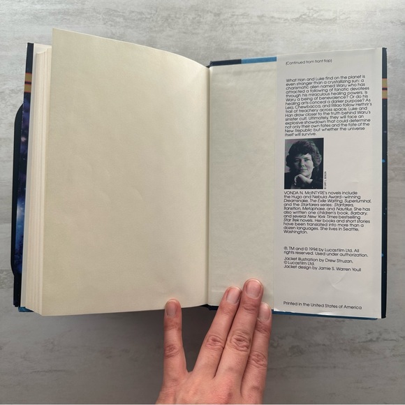 2/$50 - Star Wars - The Crystal Star, by Vonda N. McIntyre - Picture 9 of 9